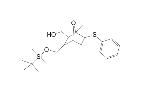 7-Oxabicyclo[2.2.1]heptane-2-methanol, 3-[[[(1,1-dimethylethyl)dimethylsilyl]oxy]methyl]-1-methyl-6-(phenylthio)-, (2-exo,3-exo,6-endo)-