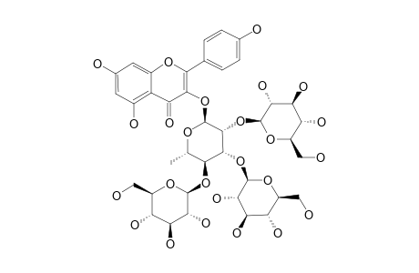 TERNATUMOSIDE-V;KAEMPFEROL-3-O-(2,3,4-TRI-O-BETA-D-GLUCOPYRANOSYL)-ALPHA-L-RHAMNOPYRANOSIDE