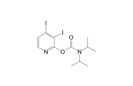 N,N-diisopropyl-3,4-diiodo-2-pyridyl O-carbamate