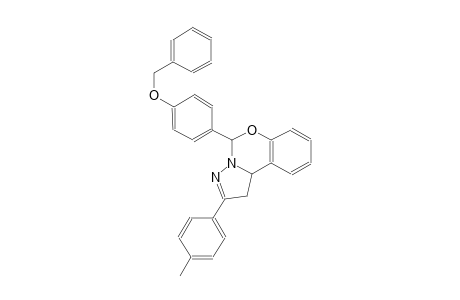pyrazolo[1,5-c][1,3]benzoxazine, 1,10b-dihydro-2-(4-methylphenyl)-5-[4-(phenylmethoxy)phenyl]-