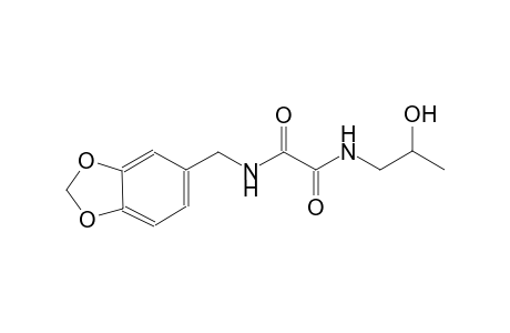 N~1~-(1,3-benzodioxol-5-ylmethyl)-N~2~-(2-hydroxypropyl)ethanediamide