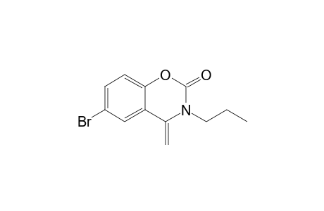 6-Bromo-4-methylene-3-propyl-3,4-dihydro-2H-1,3-benzoxazin-2-one