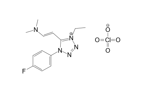 trans-5-[2-(dimethylamino)vinyl]-4-ethyl-1-(p-fluorophenyl)-1H-tetrazolium perchlorate