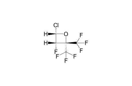 CIS-2,2-BIS(TRIFLUOROMETHYL)-4-CHLORO-3-FLUOROOXETANE