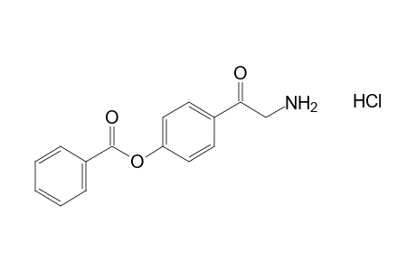 2-amino-4'-hydroxyacetophenone, benzoate, hydrochloride