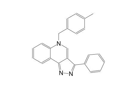 5H-pyrazolo[4,3-c]quinoline, 5-[(4-methylphenyl)methyl]-3-phenyl-