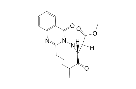 Methyl 1-(2-ethyl-4-oxoquinazolin-3-yl)-3-(2-methylpropanoyl)aziridine-2-carboxylate