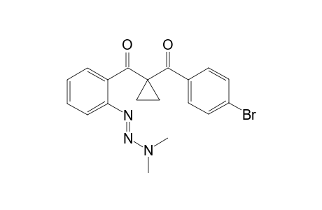 (E)-(1-(4-bromobenzoyl)cyclopropyl)(2-(3,3-dimethyltriaz-1-en-1-yl)phenyl)methanone