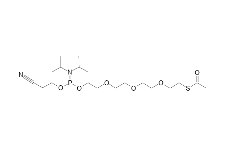 S-ACETYL-TETRAETHYLENEGLYCOL-O-(2-CYANOETHYL-N,N-DIISOPROPYL)-PHOSPHORAMIDITE
