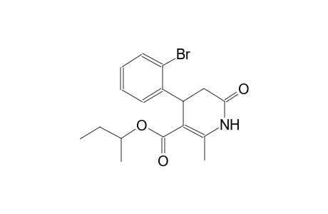 3-pyridinecarboxylic acid, 4-(2-bromophenyl)-1,4,5,6-tetrahydro-2-methyl-6-oxo-, 1-methylpropyl ester