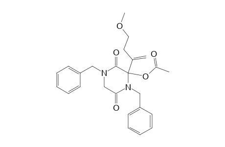 2,5-Piperazinedione, 3-(acetyloxy)-3-(3-methoxy-1-methylenepropyl)-1,4-bis(phenylmethyl)-