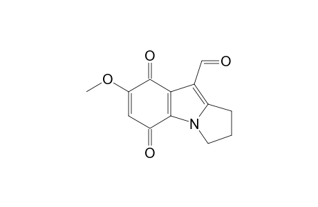 5,8-diketo-6-methoxy-2,3-dihydro-1H-pyrrolo[1,2-a]indole-4-carbaldehyde