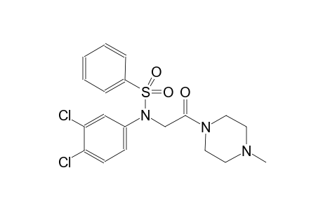 benzenesulfonamide, N-(3,4-dichlorophenyl)-N-[2-(4-methyl-1-piperazinyl)-2-oxoethyl]-