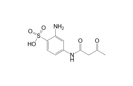 Benzenesulfonic acid, 2-amino-4-[(1,3-dioxobutyl)amino]-