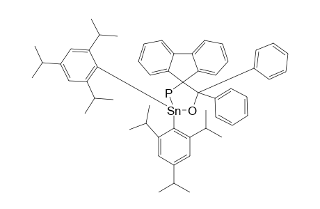 3-FLUORENYLIDENE-4,4-DIPHENYL-2,2-BIS-(2,4,6-TRIISOPROPYLPHENYL)-2-STANNAOXETANE