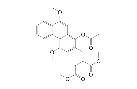 Methyl 3-Carbomethoxy-4-(1'-acetoxy-4',9'-dimethoxy-2'-phenanthryl)butanoate