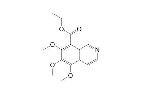 Ethyl 5,6,7-trimethoxyisoquinoline-8-carboxylate