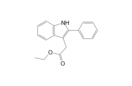 (2-Phenyl-1H-indol-3-yl)acetic acid ethyl ester