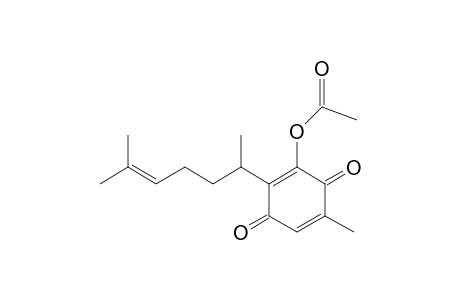 acetic acid [2-(1,5-dimethylhex-4-enyl)-3,6-diketo-5-methyl-1-cyclohexa-1,4-dienyl] ester