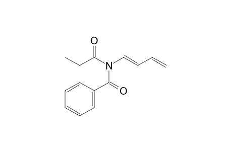 N-[(1E)-buta-1,3-dienyl]-N-(1-oxopropyl)benzamide