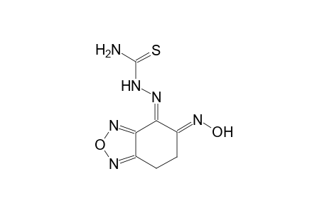 2,1,3-benzoxadiazole, 4-[(aminocarbonothioyl)hydrazono]-4,5,6,7-tetrahydro-5-(hydroxyimino)-, (4Z,5E)-