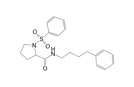 2-pyrrolidinecarboxamide, N-(4-phenylbutyl)-1-(phenylsulfonyl)-