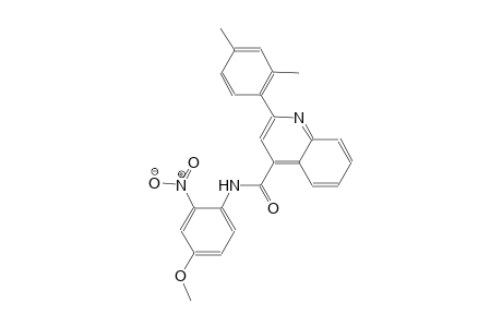 2-(2,4-dimethylphenyl)-N-(4-methoxy-2-nitrophenyl)-4-quinolinecarboxamide