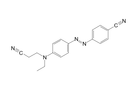 p-{{p-[(2-cyanoethyl)ethylamino]phenyl}azo}benzonitrile