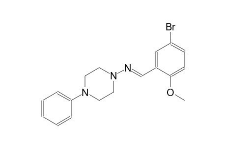 1-piperazinamine, N-[(E)-(5-bromo-2-methoxyphenyl)methylidene]-4-phenyl-