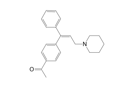 1-{4-[(1Z)-1-phenyl-3-piperidin-1-ylprop-1-en-1-yl]phenyl}ethanone