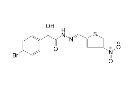 benzeneacetic acid, 4-bromo-alpha-hydroxy-, 2-[(E)-(4-nitro-2-thienyl)methylidene]hydrazide