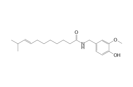 (E)-N-(4-Hydroxy-3-methoxybenzyl)-10-methyl-8-undecenamide (Bishomocapsaicin)
