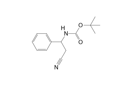N-(2-cyano-1-phenyl-ethyl)carbamic acid tert-butyl ester