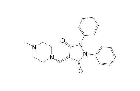 1,2-diphenyl-4-[(4-methyl-1-piperazinyl)methylene]-3,5-pyrazolidenedione