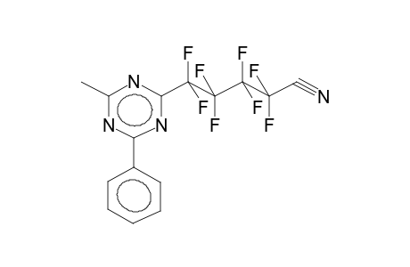 2-METHYL-4-(4-CYANOPERFLUOROBUTYL)-6-PHENYL-S-TRIAZINE