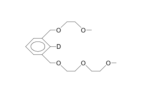 2-Deuterio-1-(2,5-dioxa-hexyl)-3-(2,5,8-trioxa-nonyl)-benzene