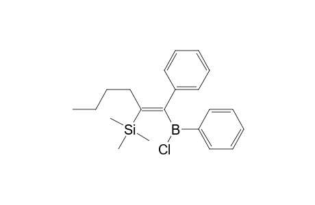 Borane, chlorophenyl[1-phenyl-2-(trimethylsilyl)-1-hexenyl]-