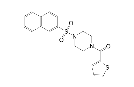 piperazine, 1-(2-naphthalenylsulfonyl)-4-(2-thienylcarbonyl)-