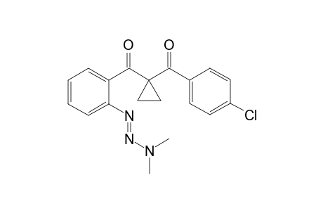 (E)-(1-(4-chlorobenzoyl)cyclopropyl)(2-(3,3-dimethyltriaz-1-en-1-yl)phenyl)methanone