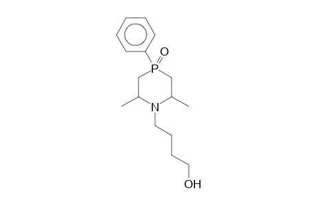 1-Aza-4-phosphacyclohexane, 1-(4-hydroxybutyl)-2,6-dimethyl-4-oxo-4-phenyl-