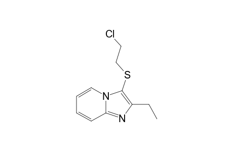 3-[(2-Chloroethyl)thio]-2-ethylimidazo[1,2-a]pyridine