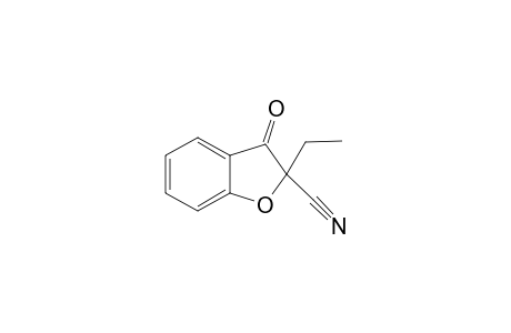 2-Ethyl-3-oxo-2,3-dihydro-1-benzo[b]furan-2-carbonitrile