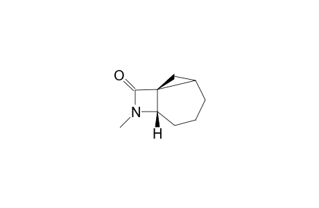 (1R*,7S*)-8-Methyl-8-azatricyclo[5.2.0.0(1,3)]nonan-9-one