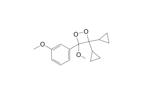 3,3-Dicyclopropyl-4-methoxy-4-(3-methoxyphenyl)-1,2-dioxetane