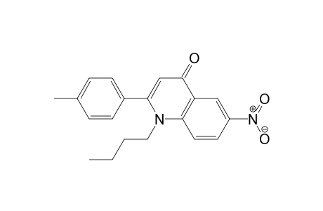 1-n-Butyl-6-nitro-2-p-tolyl-4-quinolone