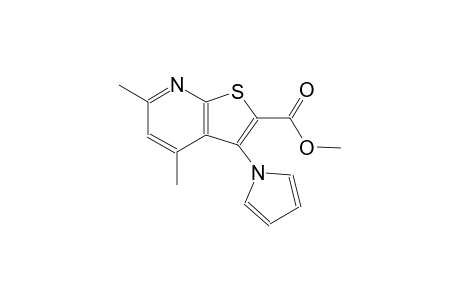Methyl 4,6-dimethyl-3-(1H-pyrrol-1-yl)thieno[2,3-b]pyridine-2-carboxylate