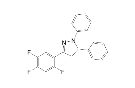 3-(2',4',5'-Trifluorophenyl)-1,5-diphenyl-4,5-dihydro-1H-pyrazole