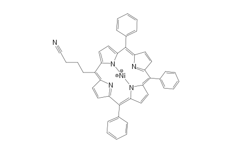 {5-(4-Cyanobutyl)-10,15,20-triphenylporphyrinato}nickel (II)