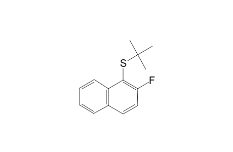 2-FLUORO-1-(TERT.-BUTYLTHIO)-NAPHTHALENE