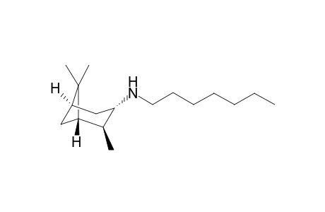 (-)-N-n-heptyl-3-pineamine